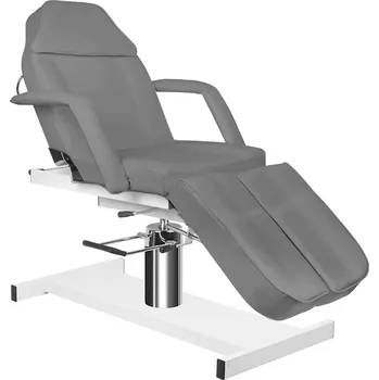 Masážní stůl ACTIVESHOP Kosmetické křeslo hyd. A 210C pedi šedá