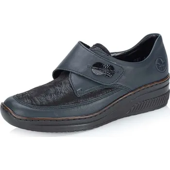 Dámské polobotky Dámské polobotky RIEKER 487C0-15 modrá W5 42