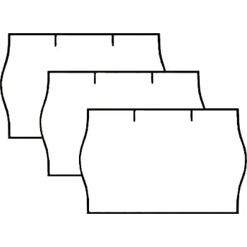 Samolepící etiketa Etikety 25x16 mm bílé do kleští CONTACT