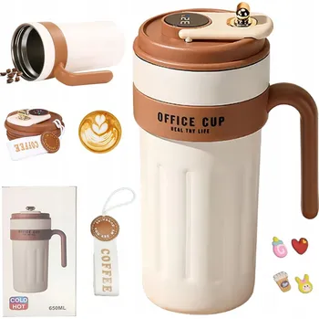 KUBEK TERMICZNY TERMOS S LCD DISPLEJEM, CHYTRÝ, NA KÁVU (650ML)