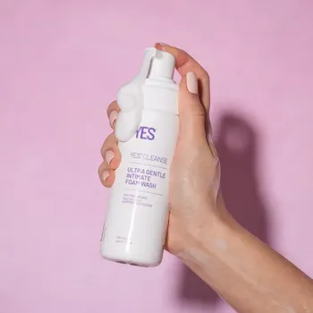 Intimní hygienický prostředek YES Cleanse intimní mycí pěna 150 ml Bez vůně