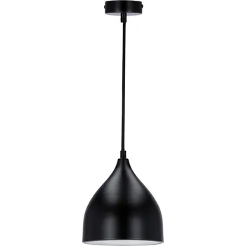 Lampička Závěsné černé svítidlo Ystad 17 cm kovové do jídelny a obývacího pokoje moderní Ledea