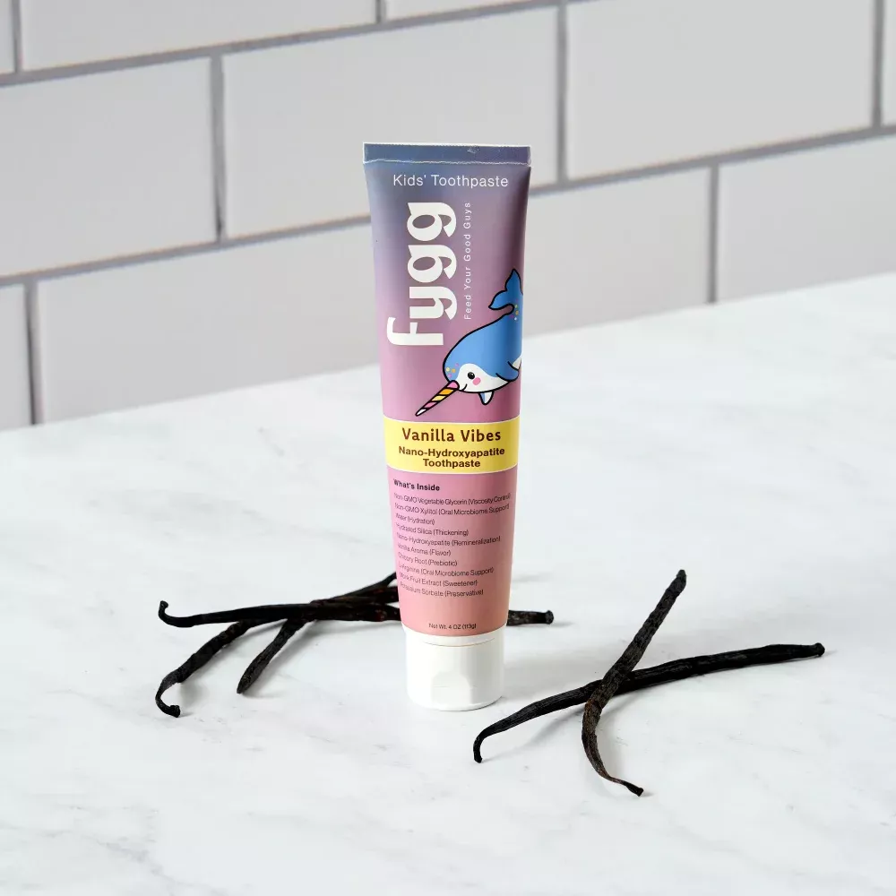 FYGG Zubní pasta s nano hydroxyapatitem a prebiotiky Vanilla Vibes 20g