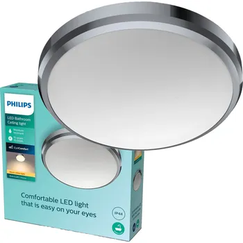 Kulatý Stropní Svítidlo Philips 22 x 22 cm stříbrná