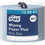Papírová utěrka Tork Plus W1 / modrá / dvouvrstvá