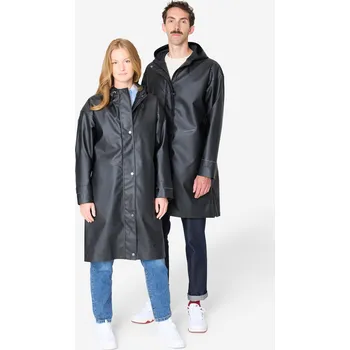 Cyklistická přilba BTWIN Unisex cyklistická nepromokavá parka 540 S ČERNÁ