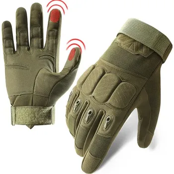 Ochranné vybavení na lov a střelbu DRAGOWA TACTICAL Taktické rukavice Storm, zelené