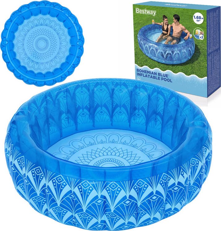 Bestway Nafukovací bazének Bohemian Blue 168×53 cm