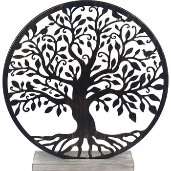 Dekorace na stůl strom života, výška: 37 cm, hnědá K3679/2
