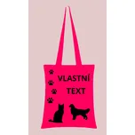 Bavlněná taška na výbavičku pro mazlíčka Vzor: 3, Barva: růžová