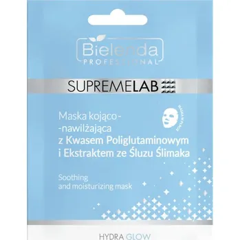Pleťová maska Bielenda Professional Supremelab Hydra Glow hydratační plátýnková maska s hlemýždím extraktem 1 ks