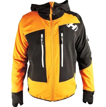 Cyklistická bunda HAVEN Cyklistická zateplená bunda - POLARTIS oranžová