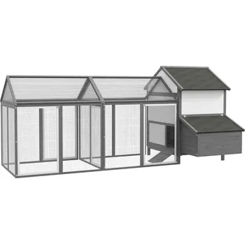 kurník Kurník pro slepice PAWHUT D51-130V01GY