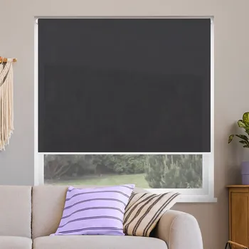 Roleta FOA Látková roleta, STANDARD, Černá, LE 136 , 100 x 150 cm