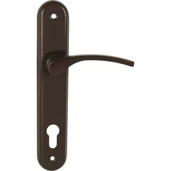 Dveřní kování MP kování KE-Laura Provedení: otvor pro FAB klíč PZ, Povrch: hnědá, Rozteč: 72