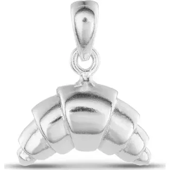 Šperk NO MORE Přívěsek Charm, Pendant Silver/Gold Croissant Pendant