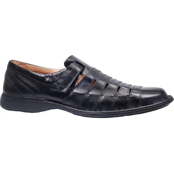 Pánské mokasíny Letní vycházková obuv-flexiblová, Josef Seibel, Steven, černá: Černá Hladká kůže 31,2 47 G - standardní šíře (4680-4680)