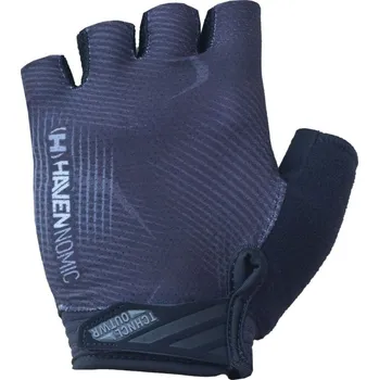 Cyklistické rukavice HAVEN Cyklistické rukavice krátkoprsté - NOMIC - černá