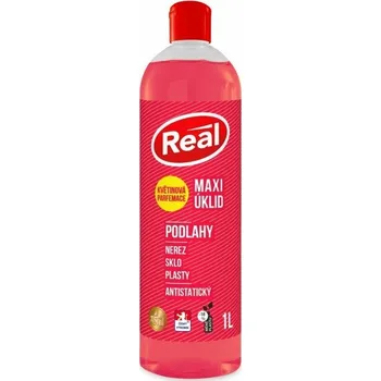 Čistič podlahy Real Maxi úklid na podlahy antistatický s květinovou vůní 1 l