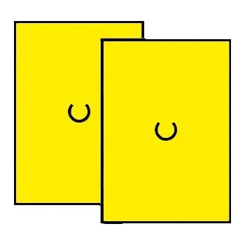 Samolepící etiketa Etikety 16x23 mm žluté do kleští MOTEX