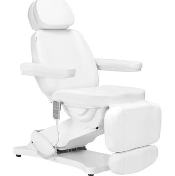 Masáž Elektrické kosmetické křeslo SILLON CLASSIC 3 motory s vyhříváním bílé barvy