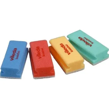 Vileda Professional VILEDA Houbička Non Scratch pečovací, bez poškrábání, modrá, 7 x 15 cm - 10 ks