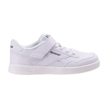 Chlapecké tenisky Dětské boty REEBOK REEBOK COURT ADVANCE ELASTIC & TOP STRAP 100222429 – Bílá 27,5