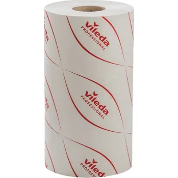 Utěrka Vileda Professional VILEDA Utěrka z mikrovlákna MicronSolo červená 180 ks v roli o rozměru 25 x 32 cm