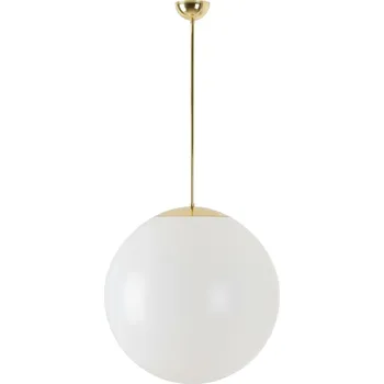 OSMONT ISI64034 ISIS P4 PM závěsné plastové svítidlo mosaz leštěná / bílá IP40 3000 K 41W LED