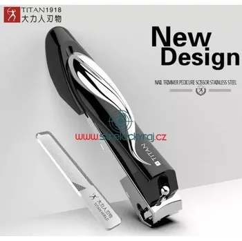 Kleštičky na nehty TITAN YY3 + skleněný nanopilník