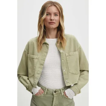 Dámská casual bunda Džínová bunda Answear.LAB bcj78.tjs zelená 91X, vel. L