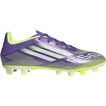 Kopačky Pánské kopačky adidas F50 CLUB FG/MG 6.5 Fialová, Bílá, Žlutá