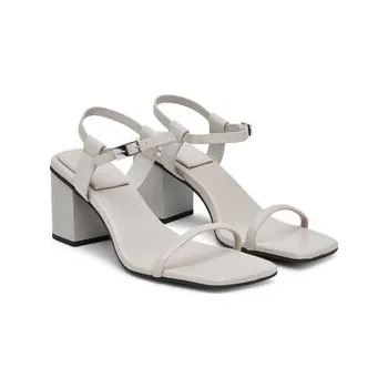 Dámské sandále Sandály Calvin Klein Block Heel Sandal 75 Lth HW0HW02650 Šedá 40
