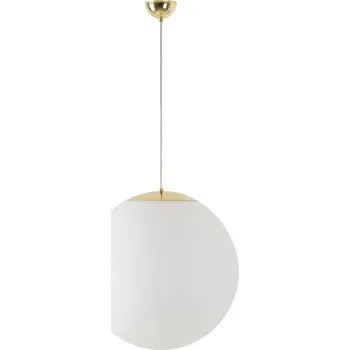 OSMONT ISI70826 ISIS S4 PM-M závěsné plastové svítidlo mosaz leštěná / bílá IP40 4000 K 41W LED