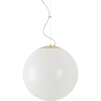 OSMONT ISI63028 ISIS L4 HP závěsné plastové svítidlo mosaz leštěná / bílá IP40 3000 K 59W LED