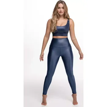 Dámské legíny ATHLEEYA legíny - ESSENTIAL SHINE - modrá