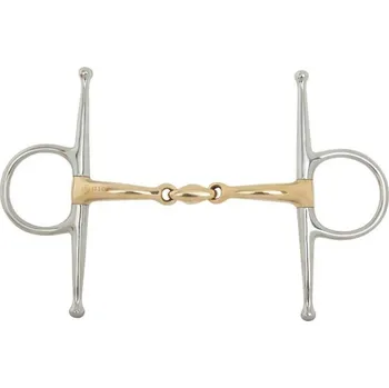 Udidlo pro koně Udidlo roubík BR Soft Contact dvakrát lomené 125mm/14mm