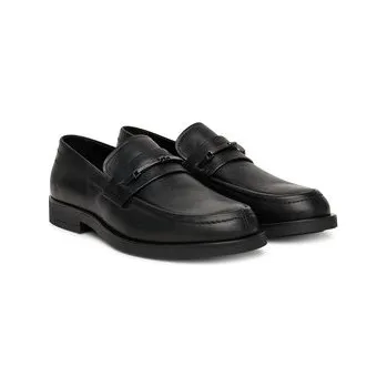 Dámské tenisky Loafersy Calvin Klein Flex Dress Loafer W/Bit Lth HM0HM01894 Černá 41