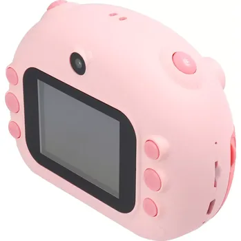 Digitální fotoaparát Digitální dětský fotoaparát s tiskárnou KDC-0013B růžový