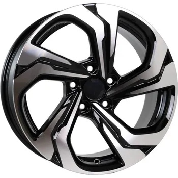 Alu kolo Alu kola Racing Line D2019, 17x7.5 5x114.3 ET45, černá + leštění vhodné pro Honda CR-V (2018-2022), Toyota Camry (od 2018)