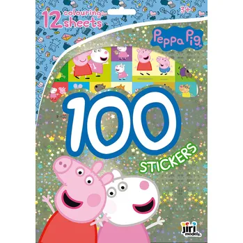 omalovánky JIRI MODELS 100 samolepek + omalovánky prasátko Peppa Pig | 38