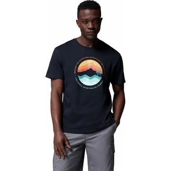 Columbia Path Lake Graphic Tee II 1934814024 M - black/circular/linescape L