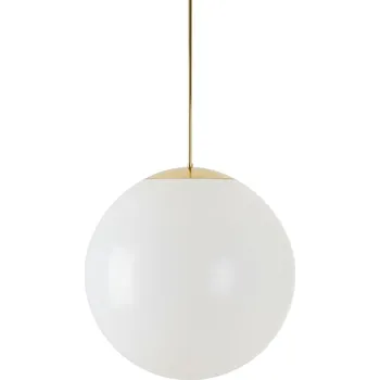 OSMONT ISI62973 ISIS P4 HP závěsné plastové svítidlo mosaz leštěná / bílá IP40 4000 K 59W LED