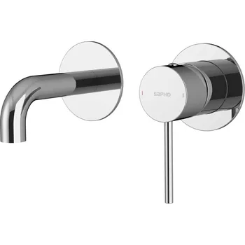 Vodovodní baterie Sapho ULTRAMIX podomítková dvouprvková umyvadlová baterie, hubice 10cm, chrom UT110