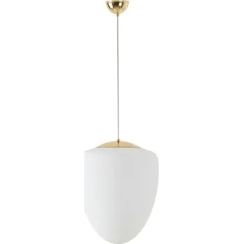 OSMONT AST60938 ASTRA S závěsné skleněné svítidlo mosaz leštěná / bílá IP40 4000 K 27W LED