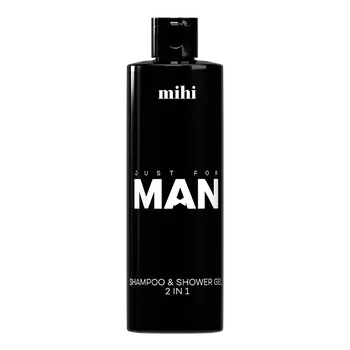 Sprchový gel MIHI Just for MAN Šampon a sprchový gel 2 v 1, 500 ml