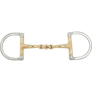 Udidlo pro koně Udidlo déčko BR Soft Contact dvakrát lomené 145mm/14mm