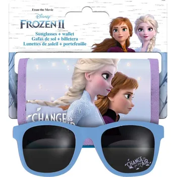 Peněženka Euroswan Set brýle + peněženka 12x7,5cm FROZEN II