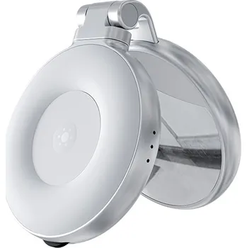 Selfie tyč Telesin TELESIN pro Apple iPhone - podp. MagSafe - otočné kovové stříbrné