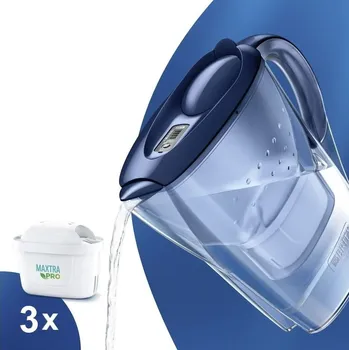 Filtrační konvice Brita Marella modrá filtrační konvice 2,4 l + 3 ks filtru Maxtra Pro Pure Performance